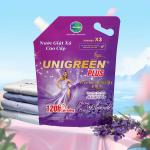 Nước giặt xả cao cấp UniGreen PLUS - Hương Lavender (Túi 3200ml)