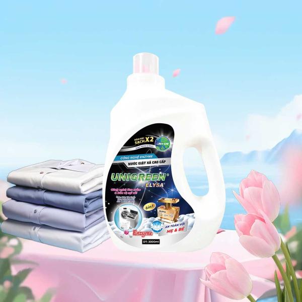 Nước giặt Mẹ và bé Uni Green (Cao cấp) 3000 ml